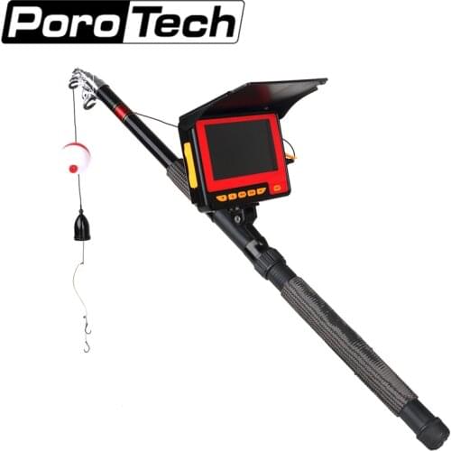 SY721 Fish Finder Underwater Fishing Camera with 20M Cable 10LED IP68 Waterproof Fish Finder HD Camcorder for fishing