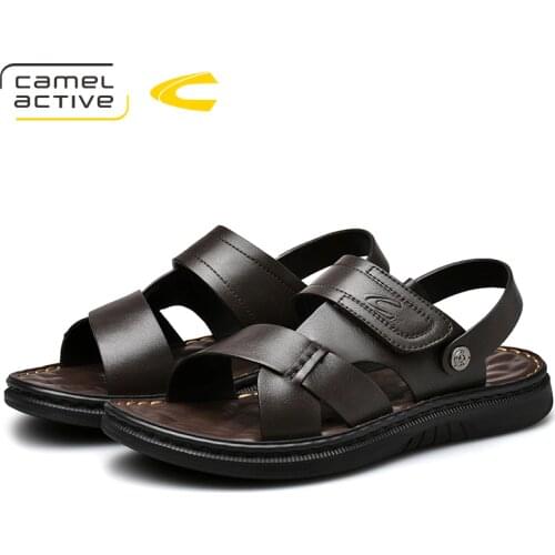 Camel Active 2019 New Genuine Leather Quick-Dryin Sandals Summer Quality Casual Sneakers Anti-Slippery Outdoor Beach Shoes 19323