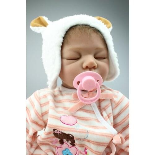 Silicone Reborn Dolls Kids Gifts Toys Simulation Doll Baby Shower Toys Early Education Dolls Accompany Dolls Girl Christmas Gift