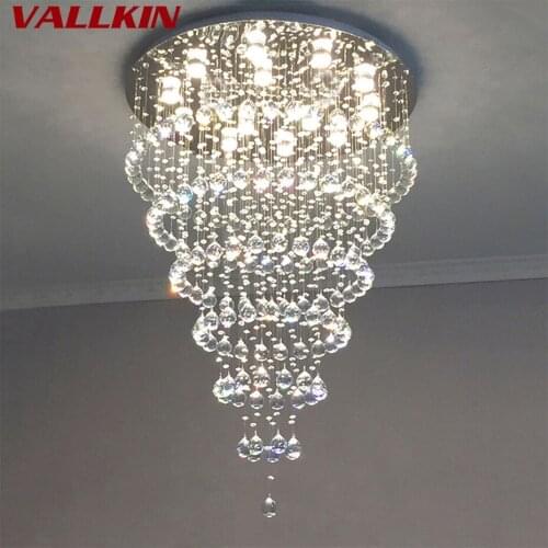 Modern LED Ceiling chandeliers Modern Indoor Chandelier Home Crystal Chandeliers For Foyer Dining Room Restaurant Decoration