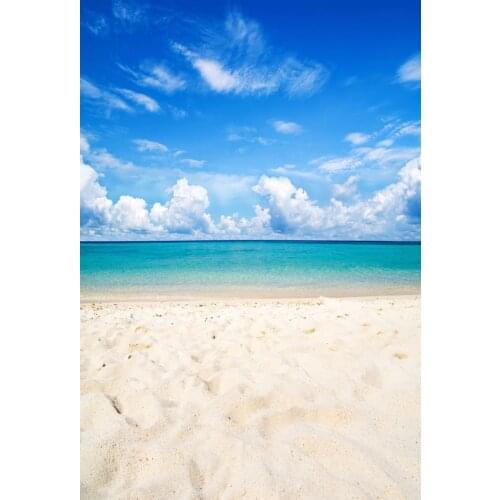 VinylBDS Seaside Wedding Photography Backdrops Beach Backgrounds Photo Studio Blue Sky Photo Background Photography Backdrop