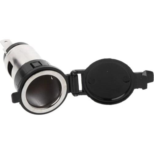 Waterproof 12-24V Cigarette Lighter Socket Power Plug Outlet Parts For Car