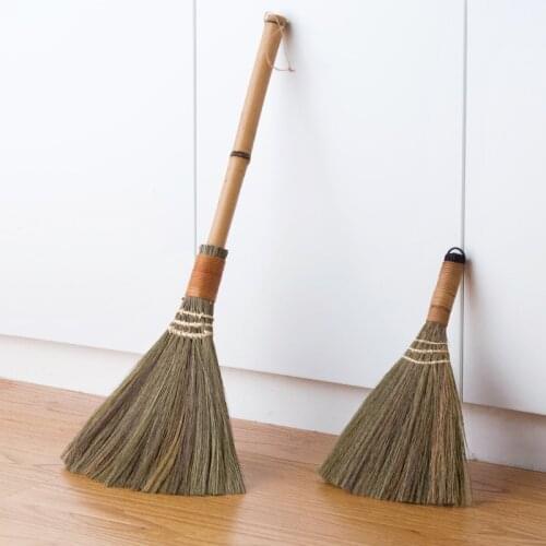 Japanese Imports Broom Wooden FloorSoft Fur Broom Sweeping Broom Home Floor Hair Clean Mans Grass Broom Dust brush Clean Tool