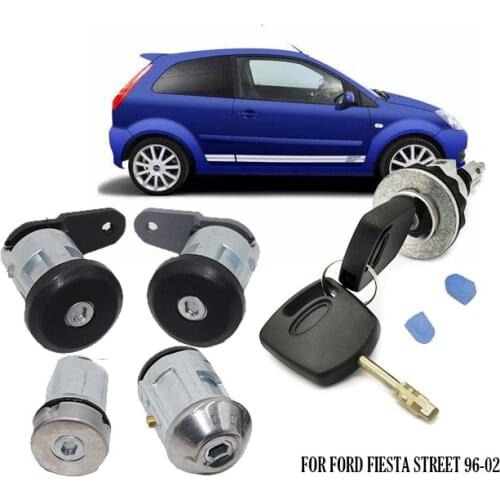 FOR FORD FIESTA STREET 96-02 DOOR LOCK SET LOCKSET IGNITION BARREL & PETROL CAP & BOOT 96FGA22050CG 96FG-A22050-CG