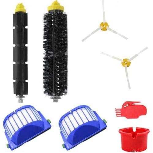 Replacement Kits Brushes/Hepa Filters for IRobot Roomba 600 Series 610 620 630 650 660 Vacuum Cleaner Parts Accessories