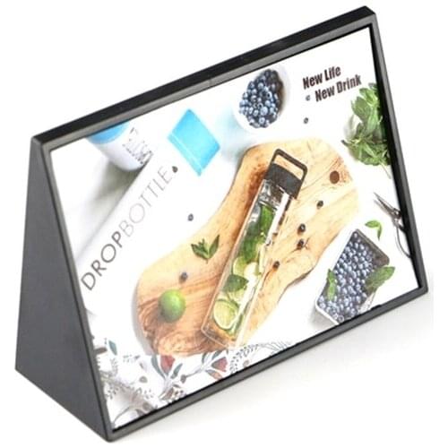 100*70cm Safe Soft Plastic Countertop Advertising Price Tag Display Stand Desk Sign Picture Photo Label Frame Signage Rack Case