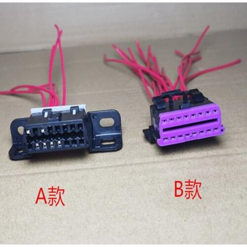 16Pin OBD diagnostic seat plug socket automobile harness connector for Volkswagen Audi 3A0 972 695 A