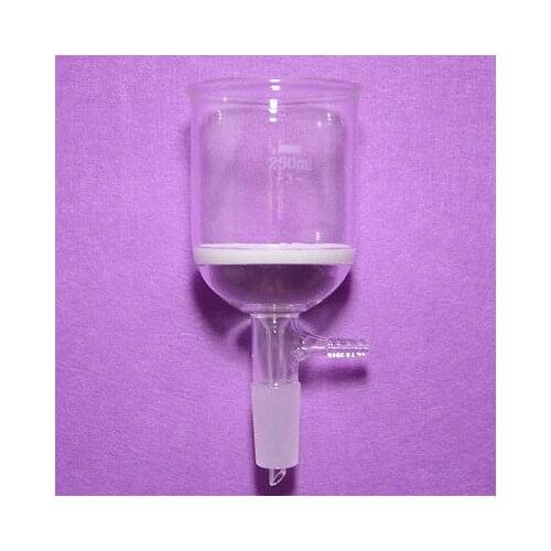 250ml,24/40,Glass Buchner Funnel,Suction Filtration Funnels,10mm Tube Connection