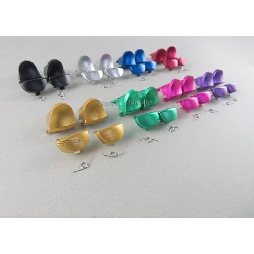 3Sets colorful Aluminum Metal L1 R1 L2 R2 Trigger Buttons with spring For ps4 JDS040 jdm040