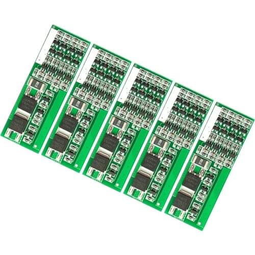 5PCS 4S 12V 8A BMS Li-Iron Lithium Battery Charger Protection Board with Power Battery Balance/Enhance PCB Protection