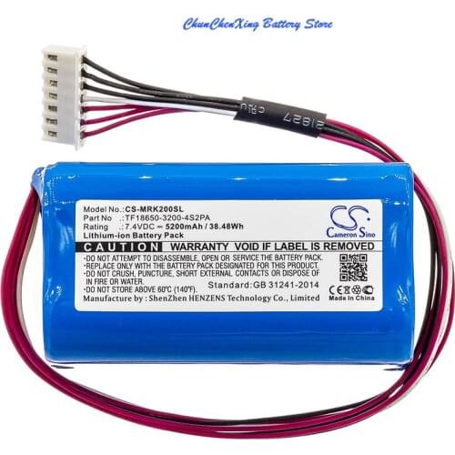 Cameron Sino 6400mAh Battery C196A1,TF18650-3200-4S2PA for Marshall Kilburn II