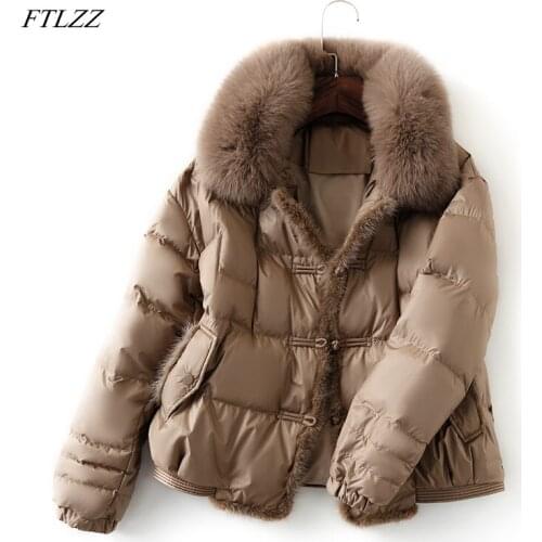 FTLZZ Women's Jackets With Fur