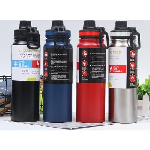 Hot sale space cup vacuum bottle 304 stainless steel thermos insulated cup sports outdoor travel car water bottle portable