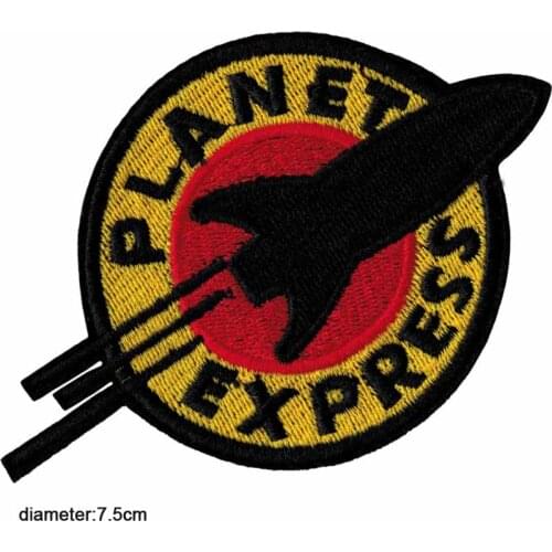 Want To Leave UFO Space Astronaut Rocket Alien Planet Express Iron On Embroidered Clothes Patches For Clothing Boy Kid Wholesale