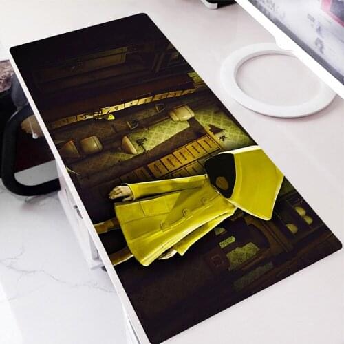 Little Nightmares Table Mat Gamer Complete Deskmat Mousepad Anime Mouse Mats Gaming Rubber Non-slip bottom Keyboard Pad Deskpad