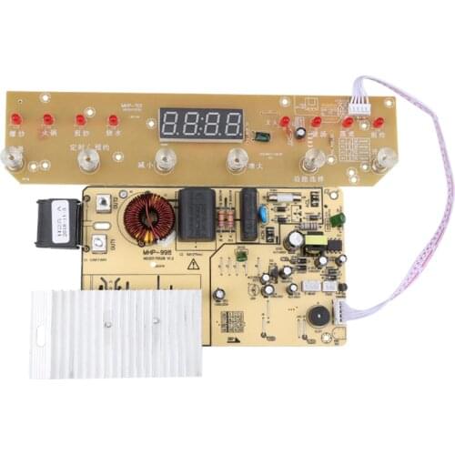 1800W 220V Circuit Board PCB with Coil Electromagnetic Heating Control Panel for Induction Cooker