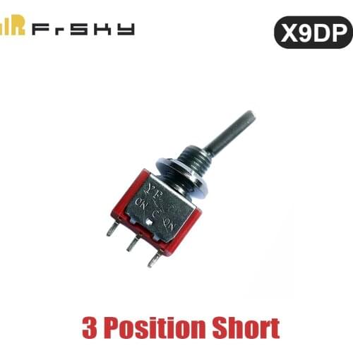 FrSky Taranis X9D Plus Transmitter 3 Position Short Toggle Remote Control Switch