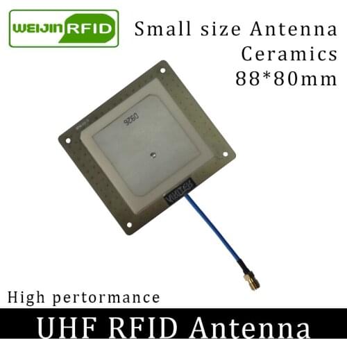 RFID antenna UHF 915MHz VIKITEK VA62 small circular polarization gain 4DBI short distance for UHF rfid reader