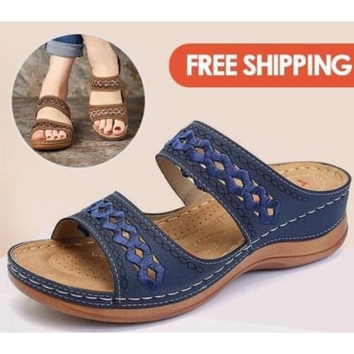 VIP Women Sandals Fashion Wedges Shoes For Women Slippers Summer Shoes With Heels Sandals Flip Flops Women Beach