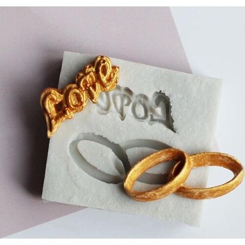 Ring Shape Silicone Mold, For Fondant Cake Mold, Bakware Tools, Soap Mold ,Sugar Tool 1PCS