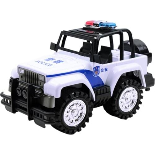 Creative Imitated Police Car Model Light Effect Musical Kids Police Car Model Funny Toy Play Vehicles