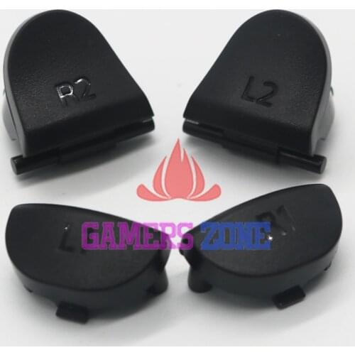 10sets For Playstation 4 PS4 Controller Repair Part L1 R1 L2 R2 Buttons Black