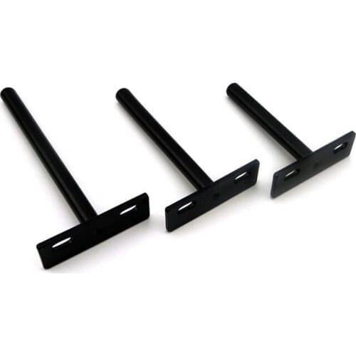 3"4"5" Black Hidden Folding Wall Shelf Support Bracket Floating Shelf Support for Various Duty Wall Bracket with screws