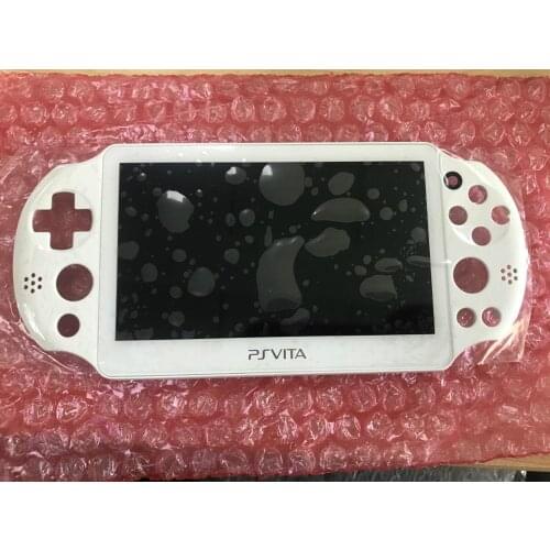 Black White Original Touch Digitizer LCD Screen Display with Frame for PS VITA PSVITA PCH-2000 PSV 2000