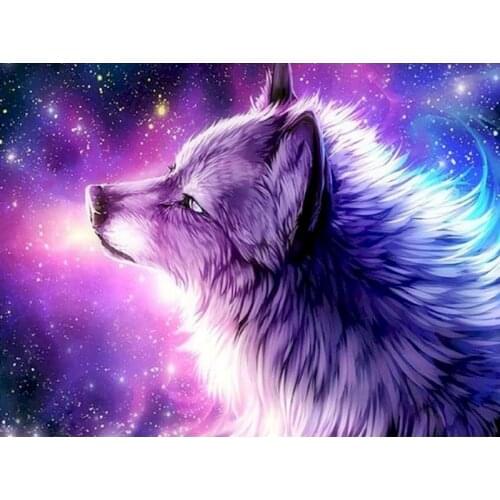 GATYZTORY 5D DIY Diamond Embroidery Wolf Full Square/Round Drill Diamond Painting Cross Stitch Animal Handicraft Home Decor