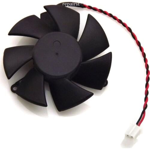 Diameter 45mm 0.1A 2pin N720 GPU VGA cooler graphics Card cooling Fan For MSI N 720 1gd3lp/2gd3lp Cooling As Replacement
