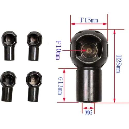 4pcs Metal Gas Struts Spring Lift Supports Damper Replacement Shocks Connector Bracket for Porsche for Toyota for Nissan for M6