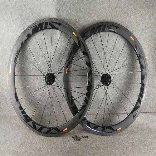 BOB Cosmic 50mm 6 bolts center lock hubs disc disk carbon Weelsets and quick release Road Bike Wheelset