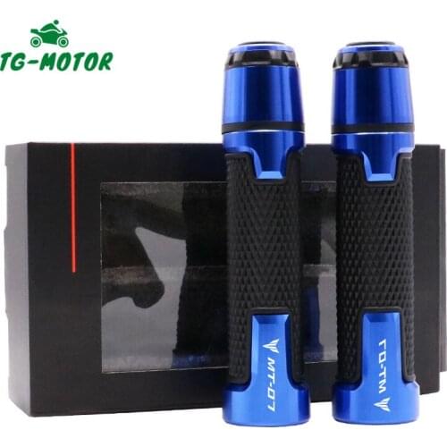 TG-Motor 22mm Handlebar Handle Grips Ends Caps For Yamaha MT07 TRACER MT-07 TRACER 700/GT FZ07 FZ 07 2014-2020 2021 Accessories