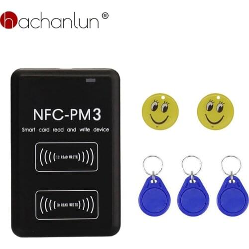 NFC Full Decoding Function Card Duplicator Copier NEW PM3 Card Chip Writer IC Keyfobs Cloner 13.56MHZ Tag RFID Reader
