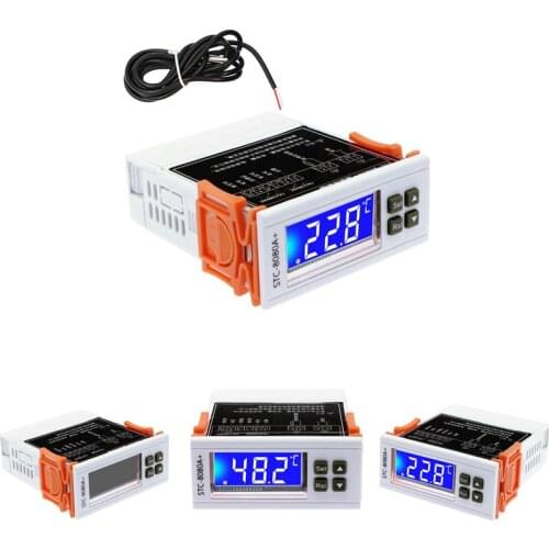New STC-8080A+ Digital Temperature Controller Auto Timing Alarm 40% Off