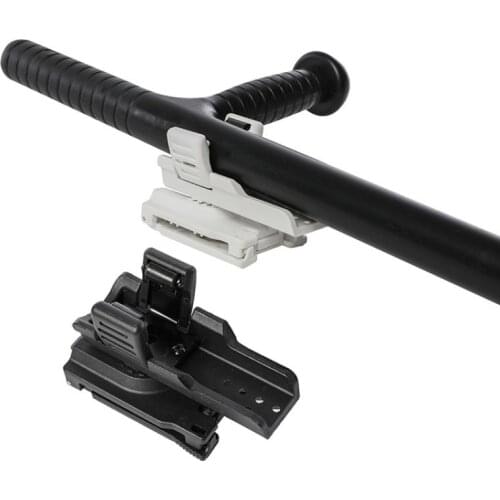 Plastic Steel Tactical T-Shaped Stick Sheath Three-In-One Matching 360 Rotating Stick Sheath Long Flashlight Sheath