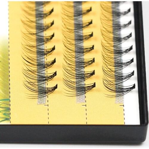 Grafting World Nesura Eyelashes 10D Individual Eyelash Russia Volume Eyelash Premade Fan False Mink Eyelash Mkae Up Tool