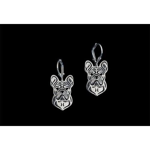 Drop Shipping-French Bulldog Earrings