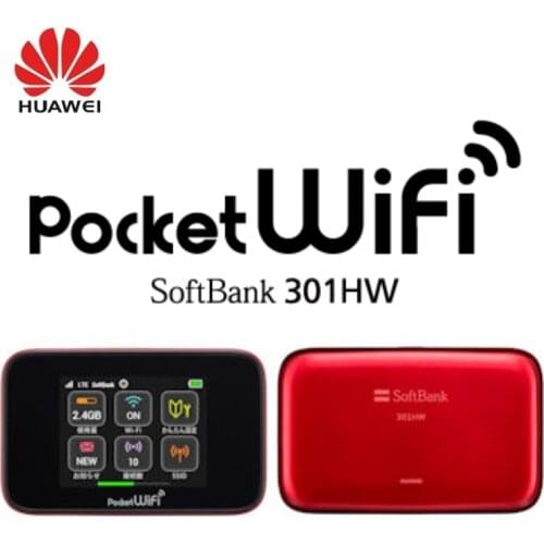 Unlocked Huawei 301HW 4G pocket wifi 4g LTE wireless router with SIM card slot