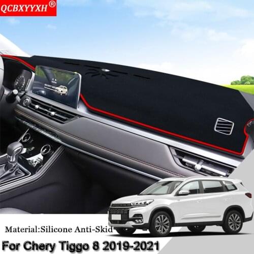 Car Styling Auto Dashboard Protective Mat Shade Cushion Pad Rose Carpet Mat Cover Auto Accessories For Chery Tiggo 8 2019-2021