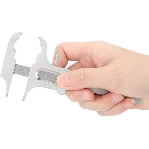 Dental Stainless Steel Vernier Calipers Orthodontic Ruler Dental Accessory
