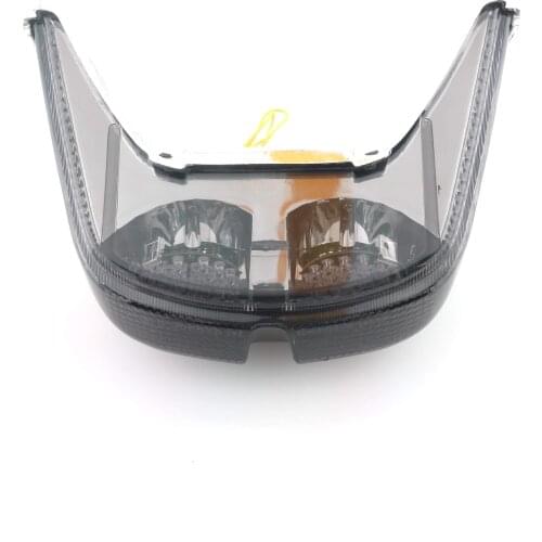 Motorcycle LED Taillight Integrated Turn Signals For YAMAHA YZFR6 YZF-R6 1998-2000 Clear Tail Light