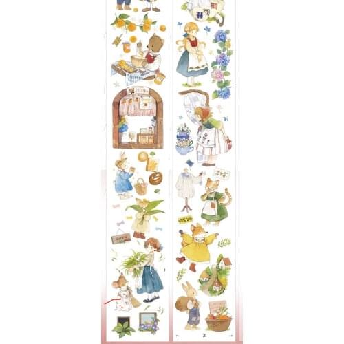 Fairy Forest Party Washi Tape for Card Making Bullet Journal DIY Scrapbooking Decorative Sticker
