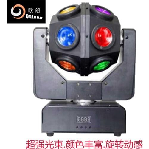 Led12 moving head voice control bar colorful flashlight stage rotating light KTV private room rolling ball dynamic light