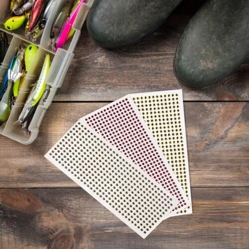 100pcs/lot 3D Eyes Fishing Lure Simulation Fly Fishing Minnow Artificial Fish Eye Fishing Tackle 3mm/4mm/5mm/6mm