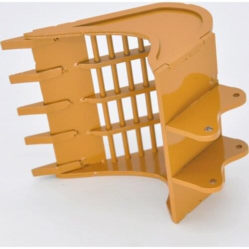 For Huina 23 Channel Excavator Full Metal Grid Bucket Shovel Bucket Upgrade Parts for Huina 23 Channel Excavator 550/580/592/593