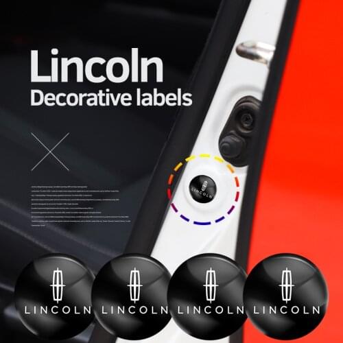 4Pcs PVC Silicone Car Styling Anti-Abrasion Gasket Sticker For Lincoln MKC MKT MKZ MKX MKS Continental Navigator Voyager Corsair