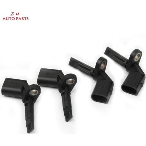 ABS Speed Sensor For VW Phaeton Audi A4 Allroad Quattro 8KH A5 A6 A7 A8 Q5 R8 RS5 RS6 C6 C7 RS7 Black 12V 4E0927803 4E0927804