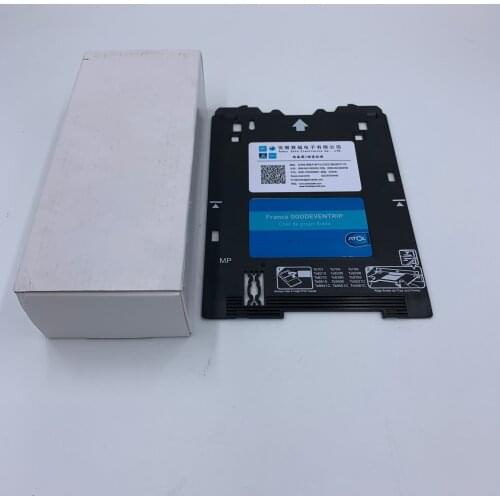 20X Glossy finish surface white blank Inkjet ID PVC Card+ 1pcs CR80 Card MP Tray For Canon Pixma TS701 TS8210 TS8310 TS9510 etc