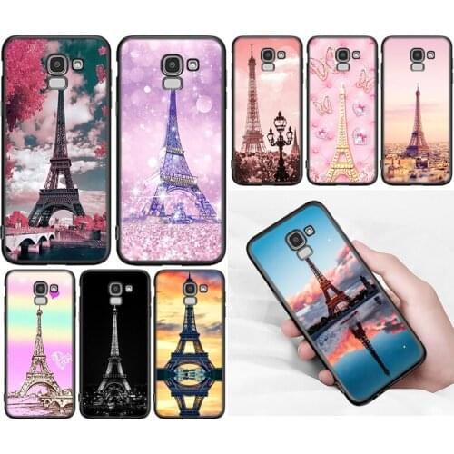 Eiffel Tower Paris Cover For Samsung Galaxy J8 J7 Duo J6 J5 Prime J4 Plus J3 J2 Core 2018 2017 2016 Phone Case